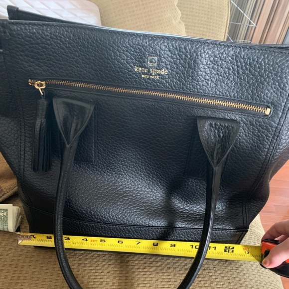 Black Kate spade tote - Picture 1 of 8